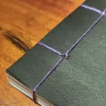 photo d'un modèle de reliure traditionnelle japonaise