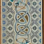 Création Endless Detours : illustration celtique Le Dragon Bleu