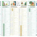 visuel d'un calendrier 2025-26 "Pas si Bêtes !" format A4, recto - personnalisé avec des illustrations du livre pour enfants "Pas si Bêtes !"