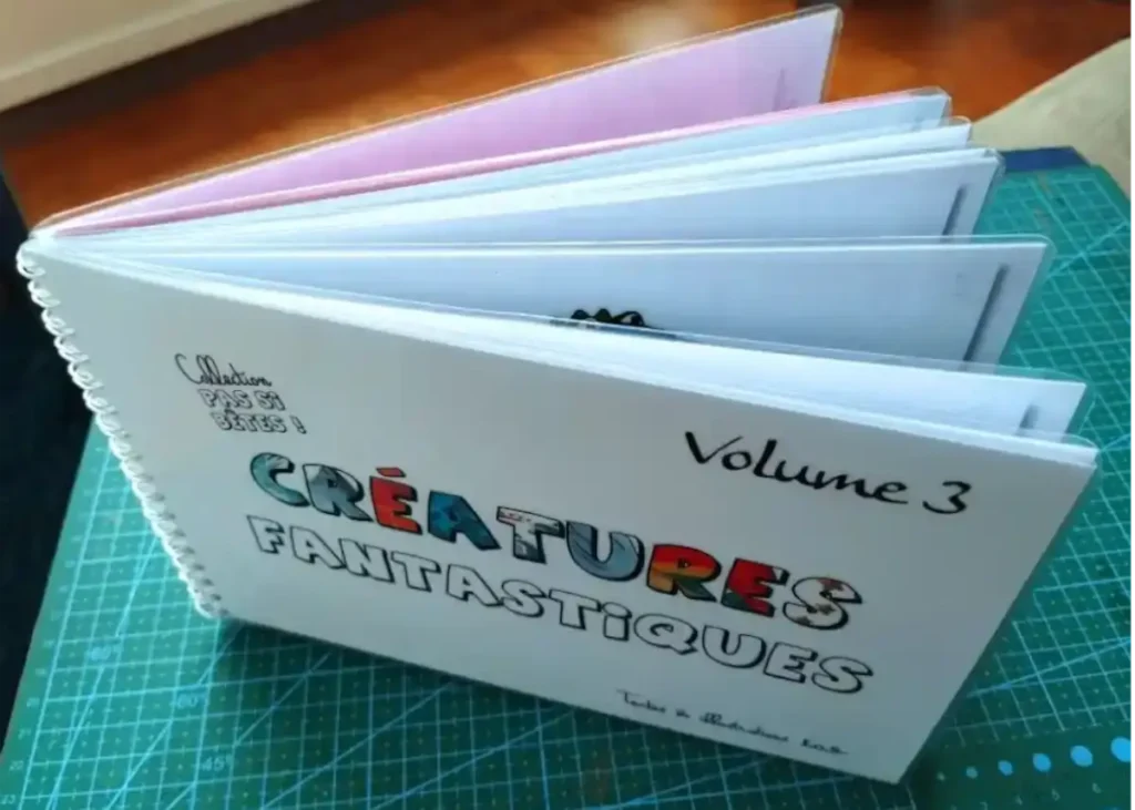 photo du volume 3 de "Pas si Bêtes !", vue du dessus sur la tranche